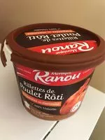 Mängden socker i Rillettes de poulet roti prepare en marmite