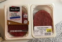 Mängden socker i Haché au bœuf 5% MG `tendre et moelleux`