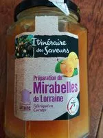 Mängden socker i Préparation de mirabelles de lorraine