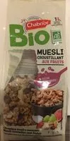 Mängden socker i Muesli croustillant aux fruits bio