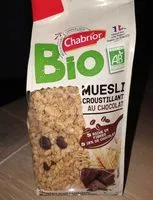 Mängden socker i Muesli croustillant au chocolat