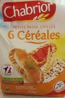 Mängden socker i Chabrior Petits pains grillés 6 céréales