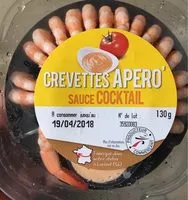 Mängden socker i Crevette Apero' sauce cocktail