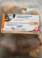 Mängden socker i beignet de crevette