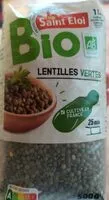 Mängden socker i Lentilles vertes Bio