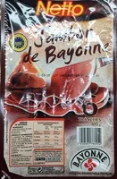 Mängden socker i Jambon de bayonne