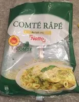 Mängden socker i Comté Râpé