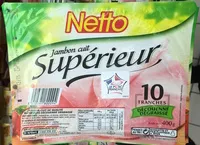 Mängden socker i Jambon supérieur