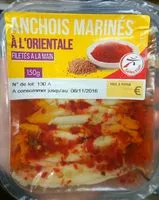 Mängden socker i Anchois marinés à l'orientale filetés à la main