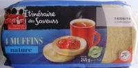 Mängden socker i Muffins nature