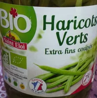 Mängden socker i Haricots verts coupé extra-fins BIO