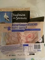 Mängden socker i Assortiment alsacien