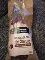 Mängden socker i Saucisson sec de Savoie fumé