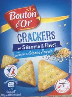 Mängden socker i Crackers au sésame & pavot