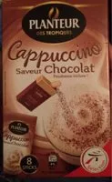 Mängden socker i Cappuccino Saveur Chocolat - Plaisir onctueux - Planteur des Topiques