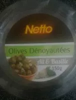 Mängden socker i Olives à l'ail NETTO 150g
