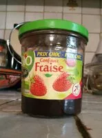 Mängden socker i Confiture fraise