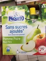 Mängden socker i Paquito, Pocket Spécialité pomme Poire