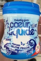 Mängden socker i Chewing gum Coeur Liquide Menthe