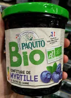 Mängden socker i Confiture de myrtilles au sucre de canne