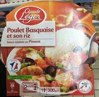 Mängden socker i Poulet basquaise et riz