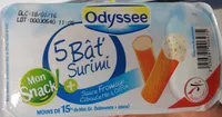 Mängden socker i 5 Bât' Surimi + Sauce Fromage Ciboulette & Citron
