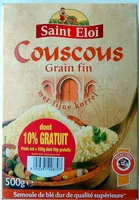 Mängden socker i Couscous - Grain fin
