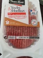 Mängden socker i Préparation de viande bovine hachée Tendre & Moelleux 15% M.G.
