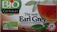 Mängden socker i Thé noir Earl Grey bio