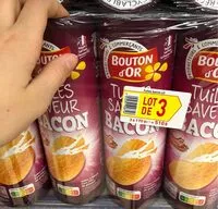 Mängden socker i Tuile saveur bacon