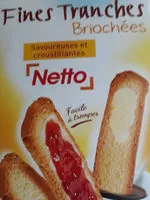 Mängden socker i Fines tranches briochées 24 tranches