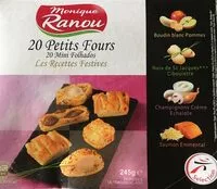Mängden socker i 20 Petits fours assortis Les recettes festives 245 g