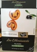 Mängden socker i Les éblouissants -Palmiers olives noires - 100g - feuilletage pur beurre