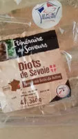 Mängden socker i Diots de Savoie