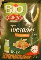 Mängden socker i BIO Torsades semi-complètes