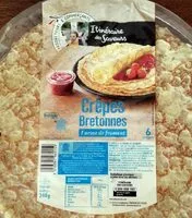 Mängden socker i Crêpes bretonnes au froment