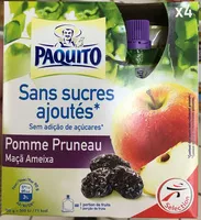 Mängden socker i Pomme Pruneau sans sucres ajoutés