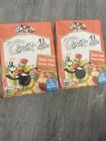 Mängden socker i Look Boisson Ice Tea saveur pêche les 6 briques de 20