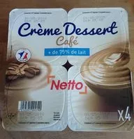 Mängden socker i Crème dessert café