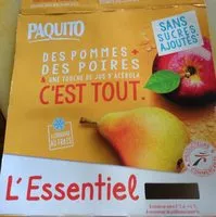 Mängden socker i Compotes pommes poires