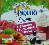 Mängden socker i 4 Liégeois Pomme Framboise Cassis