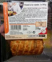 Mängden socker i Friand à la viande