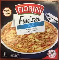 Mängden socker i Fiorini, Pizza Fine'zza thon, la pizza de 355 g