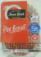 Mängden socker i Steaks hachés pur bœuf 5% M.G