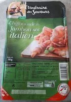 Mängden socker i Chiffonnade de jambon sec italien