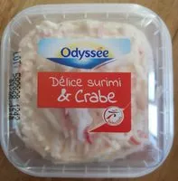 Mängden socker i Odyssée Délice surimi & crabe le pot de 120 g