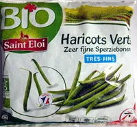 Mängden socker i Haricots verts très fins bio