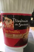 Mängden socker i Cup Nouilles Saveur boeuf