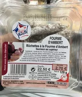 Mängden socker i Bûchettes à la Fourme d'Ambert