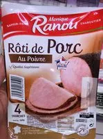 Mängden socker i Rôti de Porc Au poivre